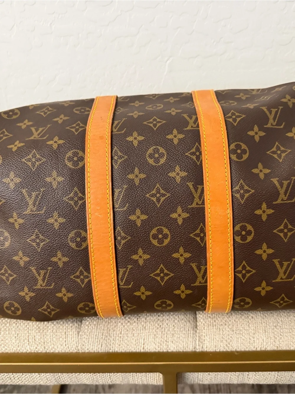 Louis Vuitton Monogram Canvas Keepall 45 Vintage